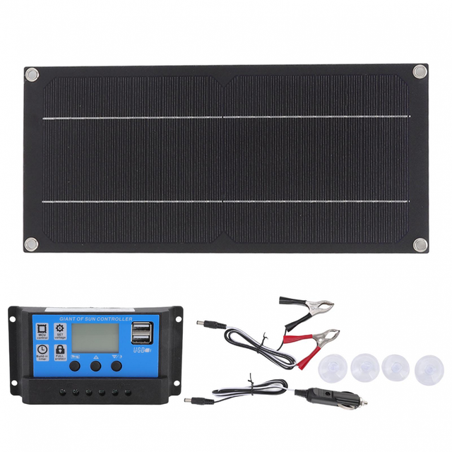 Kit de panel solar portátil de 600W, 18V, 100A, dimensiones 300x145mm, para la agricultura