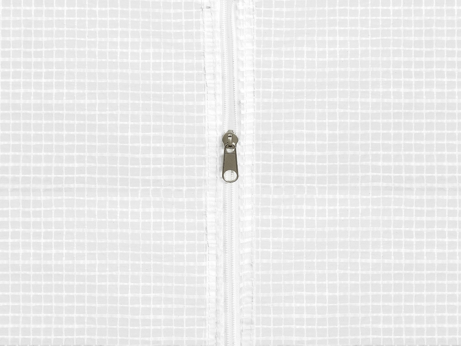 Serre tunnel avec structure en acier galvanisé et porte 18 m² - L300 x l600 x H200 cm - Blanc - ALOCASIA - 6