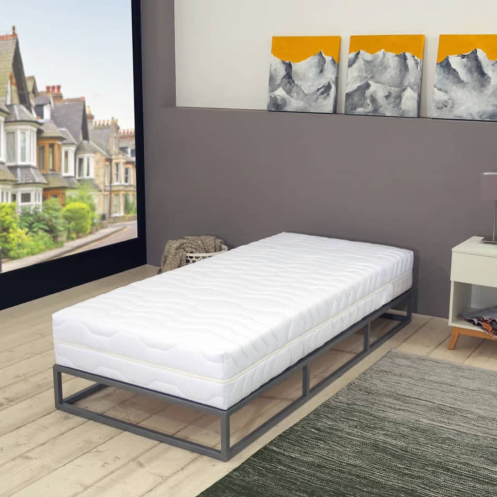 Matelas | Matelas de lit 90 x 200 cm 7 zones Ressort ensaché 20 cm H2 CFW66518 - 2