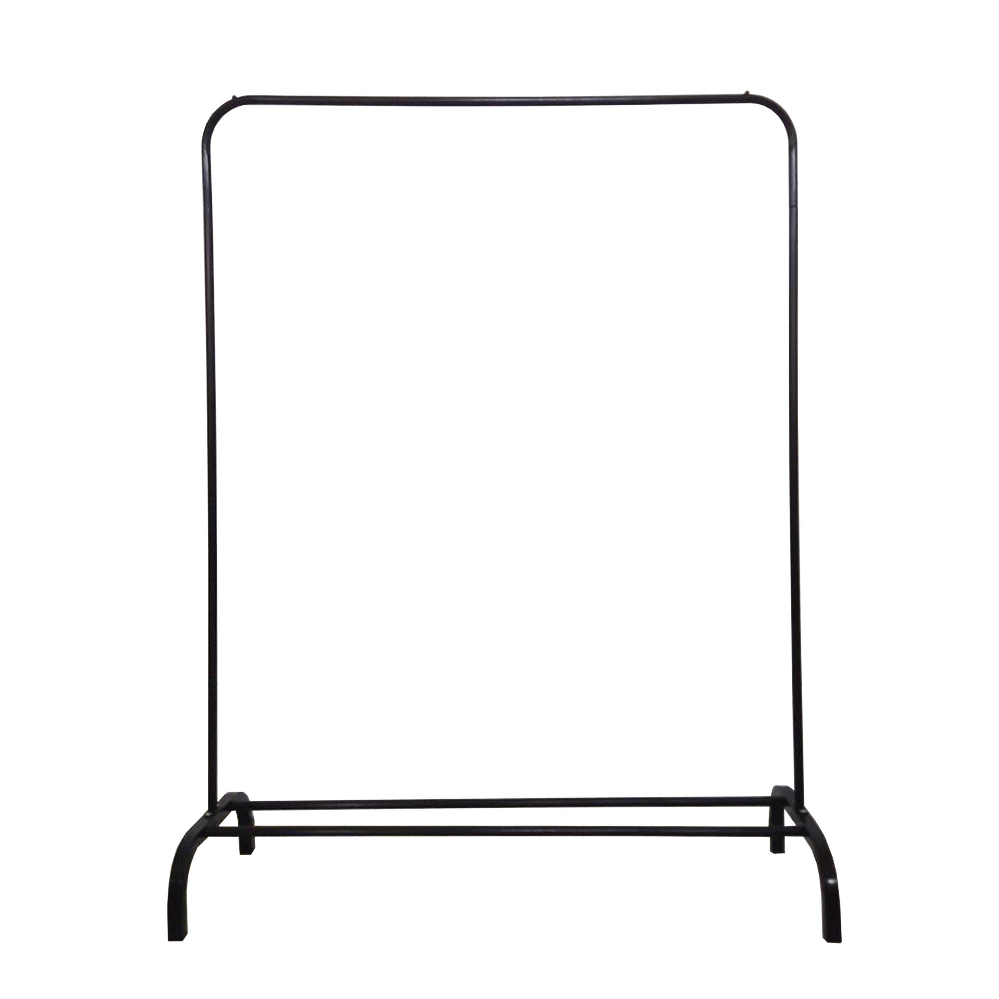 Porte-Manteau à Vêtements sur pied Metal 150x110x40 Noir Nyana Home - 4