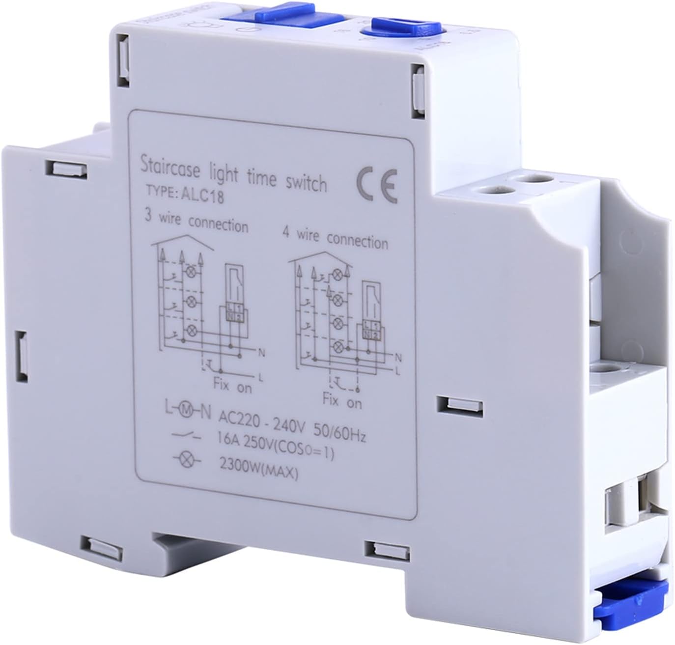 Mechaniczny wyłącznik czasowy schodowy, przełącznik czasowy 220V-240V, minutnik korytarzowy