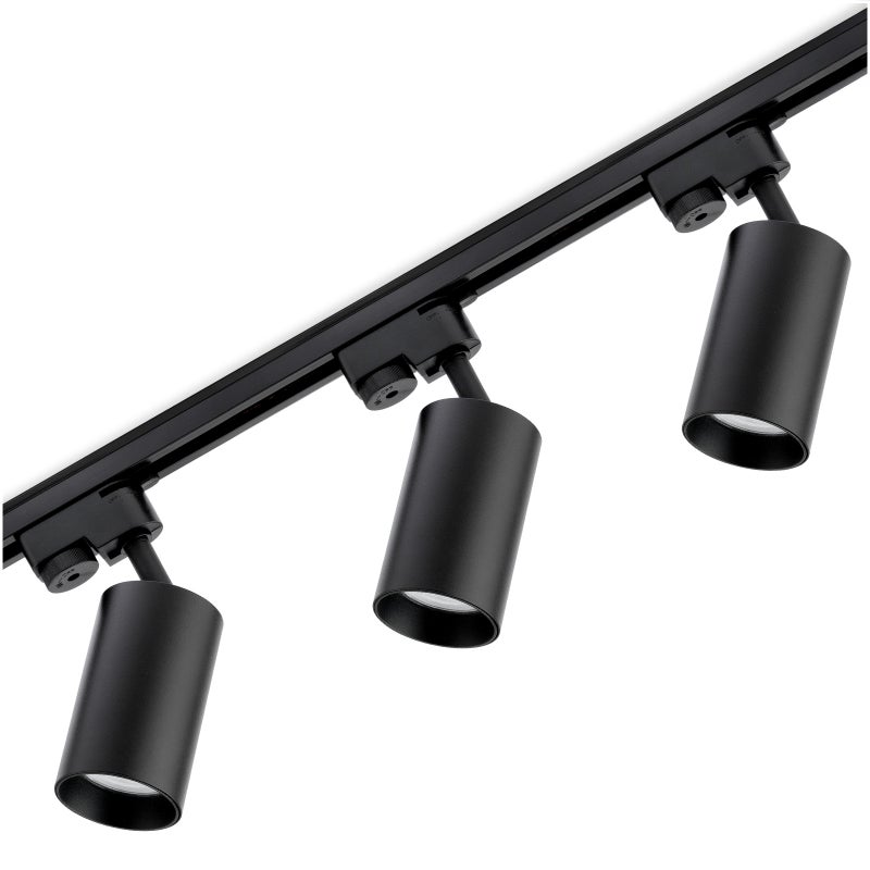 Zestaw Szyna Lumiled Oświetleniowa Szynoprzewód 1m + 3x Reflektor Szynowy GU10 Czarny