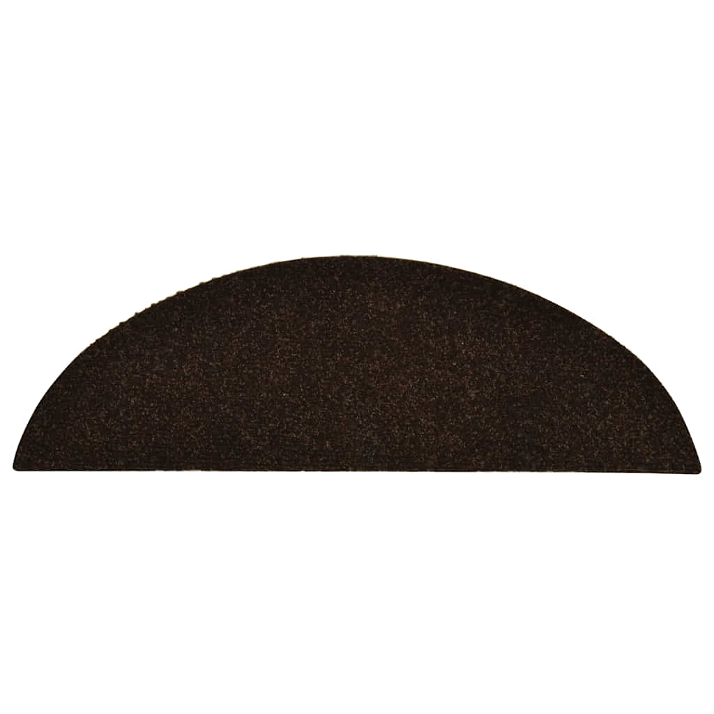 Tapis d'escalier auto-adhésifs 30 pcs marron 56x17x3 cm - 4