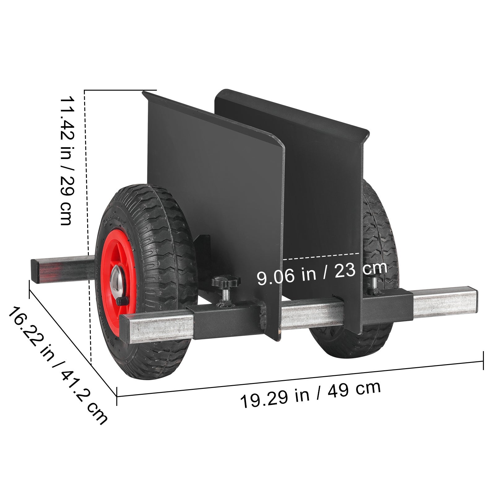 Carrinho para Painéis 600 lb, SucceBuy Carrinho Robusto para Drywall com Rodas Pneumáticas de 8