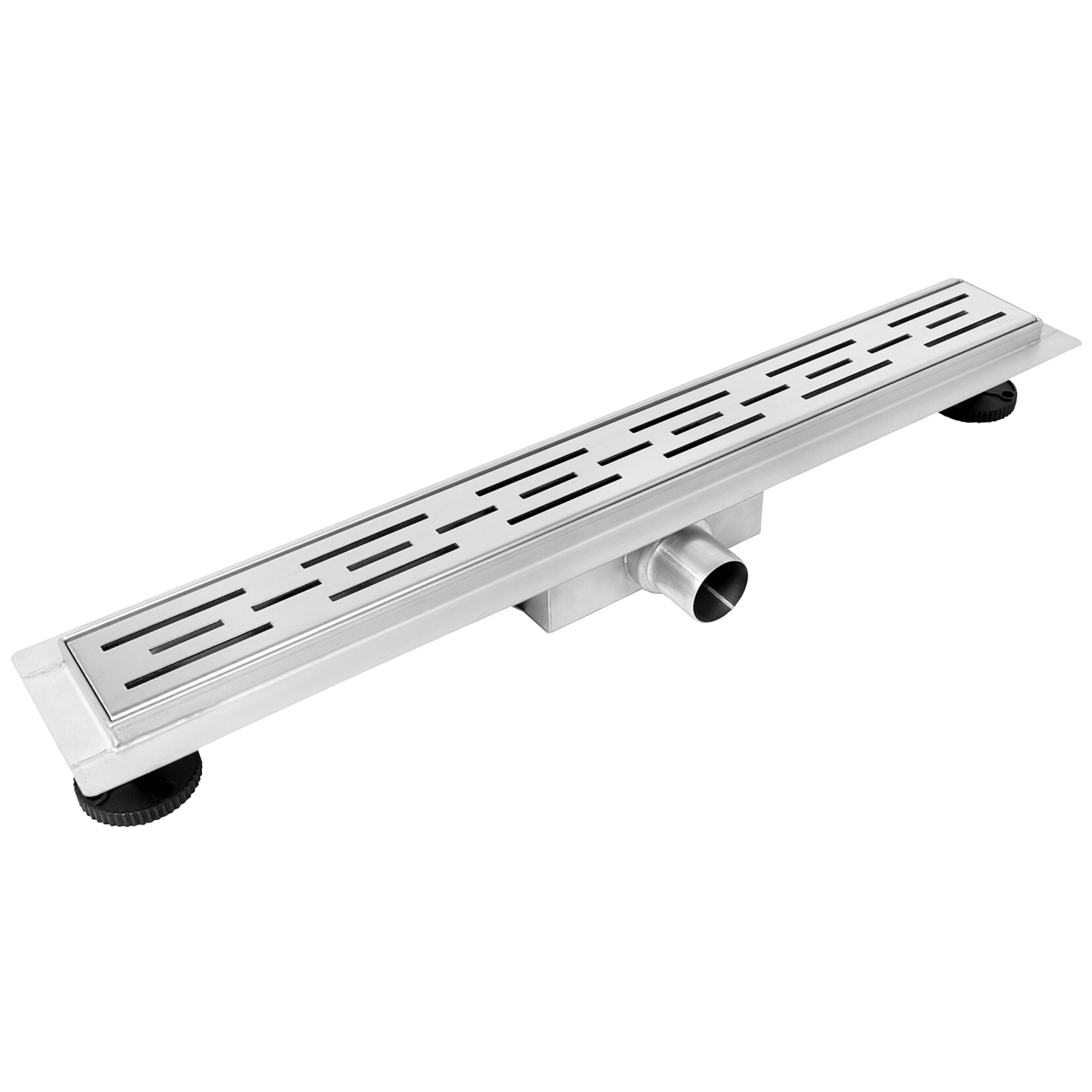 BALNEO - odpływ prysznicowy 100 cm z syfonem Decor Next Stripes - odpływ liniowy stal nierdzewna AISI 304 z panelem dekoracyjnym