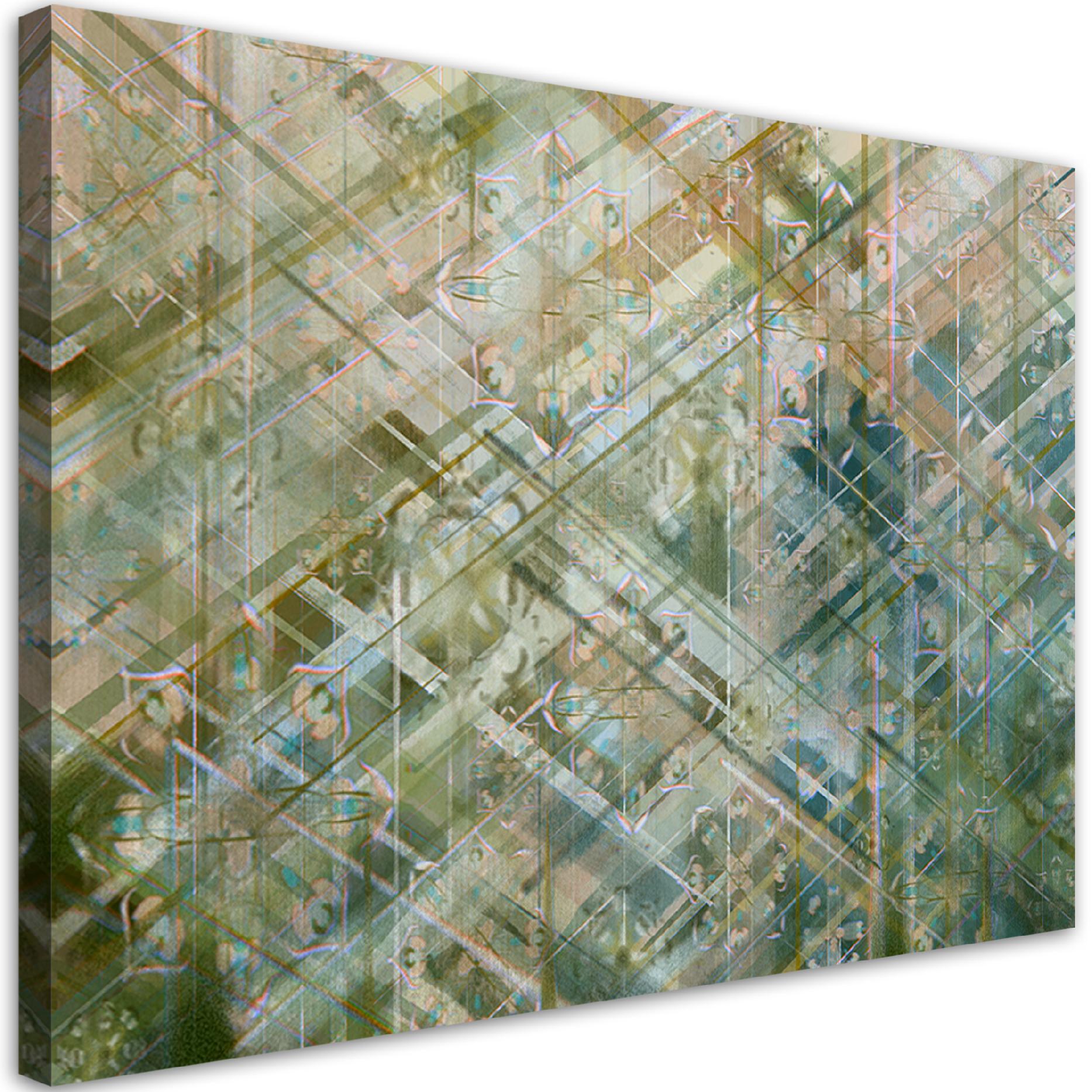 Obraz na płótnie, Abstrakcyjne geometryczne kształty 120x80