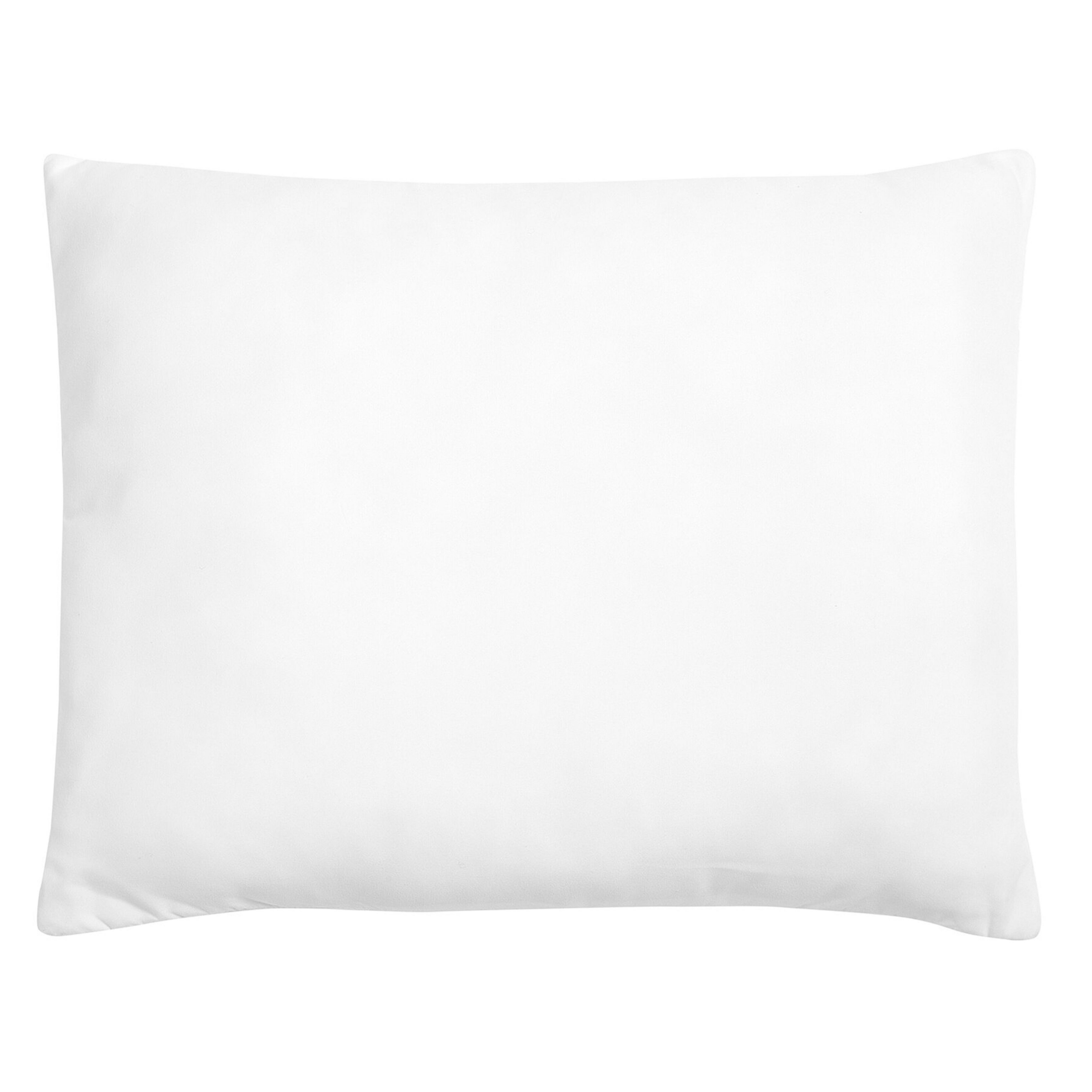 Beliani almohada de microfibra de perfil bajo 50 x 60 cm errigal