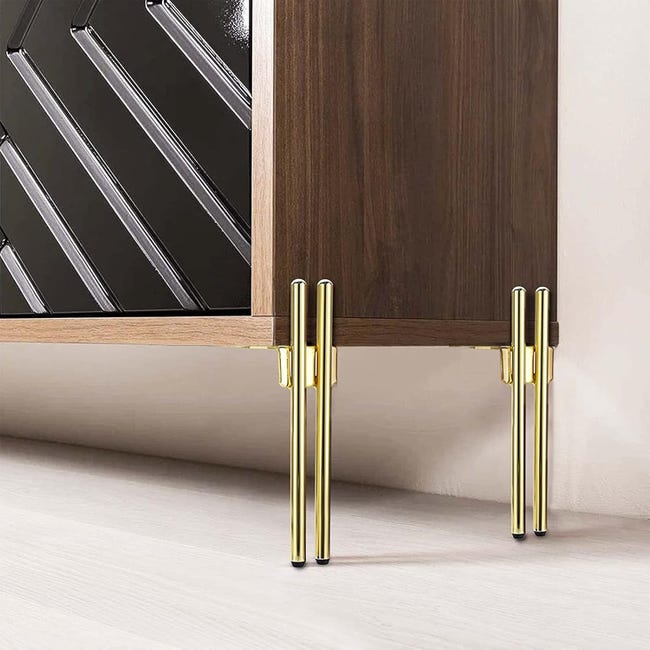 4X Pieds de meuble 20CM Métal Noir Canapé Pied de support Pied d'armoire Réglable Armoire Pied de canapé Pieds de lit | Leroy Merlin 4X Pieds de meuble 20CM Métal Noir Canapé Pied de support Pied d'armoire Réglable Armoire Pied de canapé Pieds de lit | Leroy Merlin