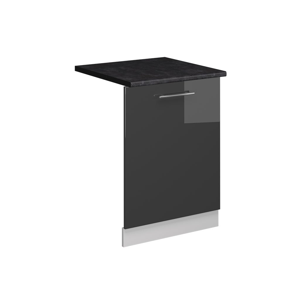 Vicco Panel przedni zmywarki Fame-Line, Antracyt wysoki połysk, 60 cm , BP Antracyt