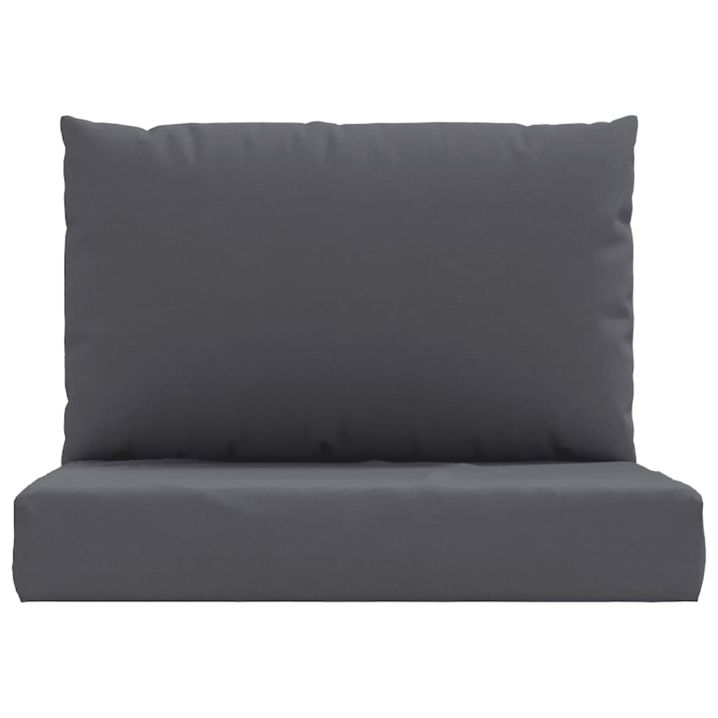 Coussins de palette lot de 2 anthracite tissu oxford vidaXL - 5