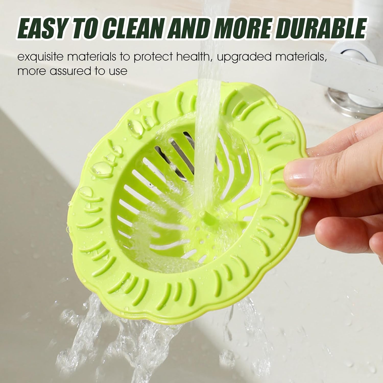 Lot De 2 Filtres à Cheveux En Maille D'acier Inoxydable Pour évier De Cuisine Filtre D'égout En Acier Inoxydable Avec Couvercle - Maison