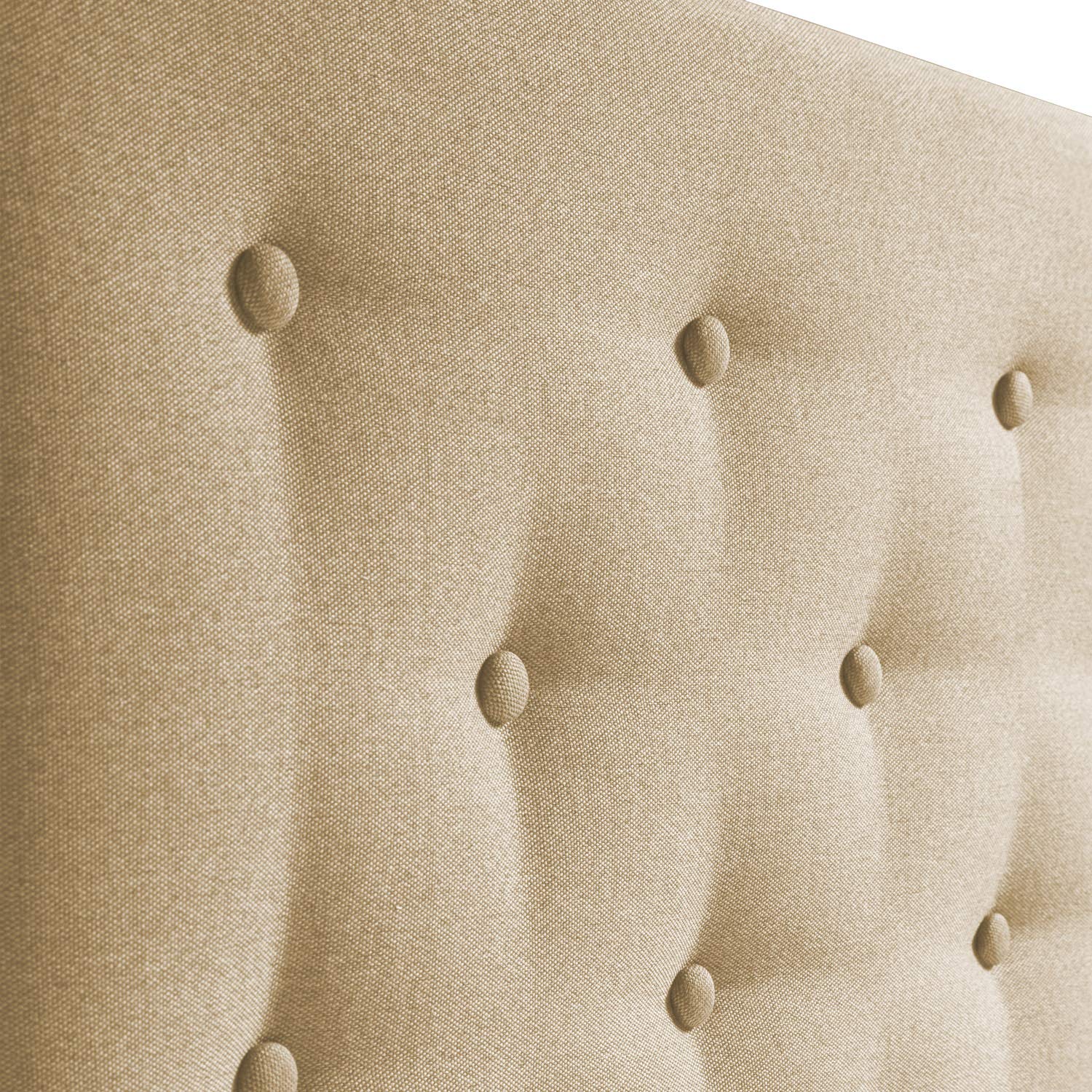Tête de lit Oslo 150x100 cm, capitonnée Tissu Beige, L'épaisseur de 8 cm - 4