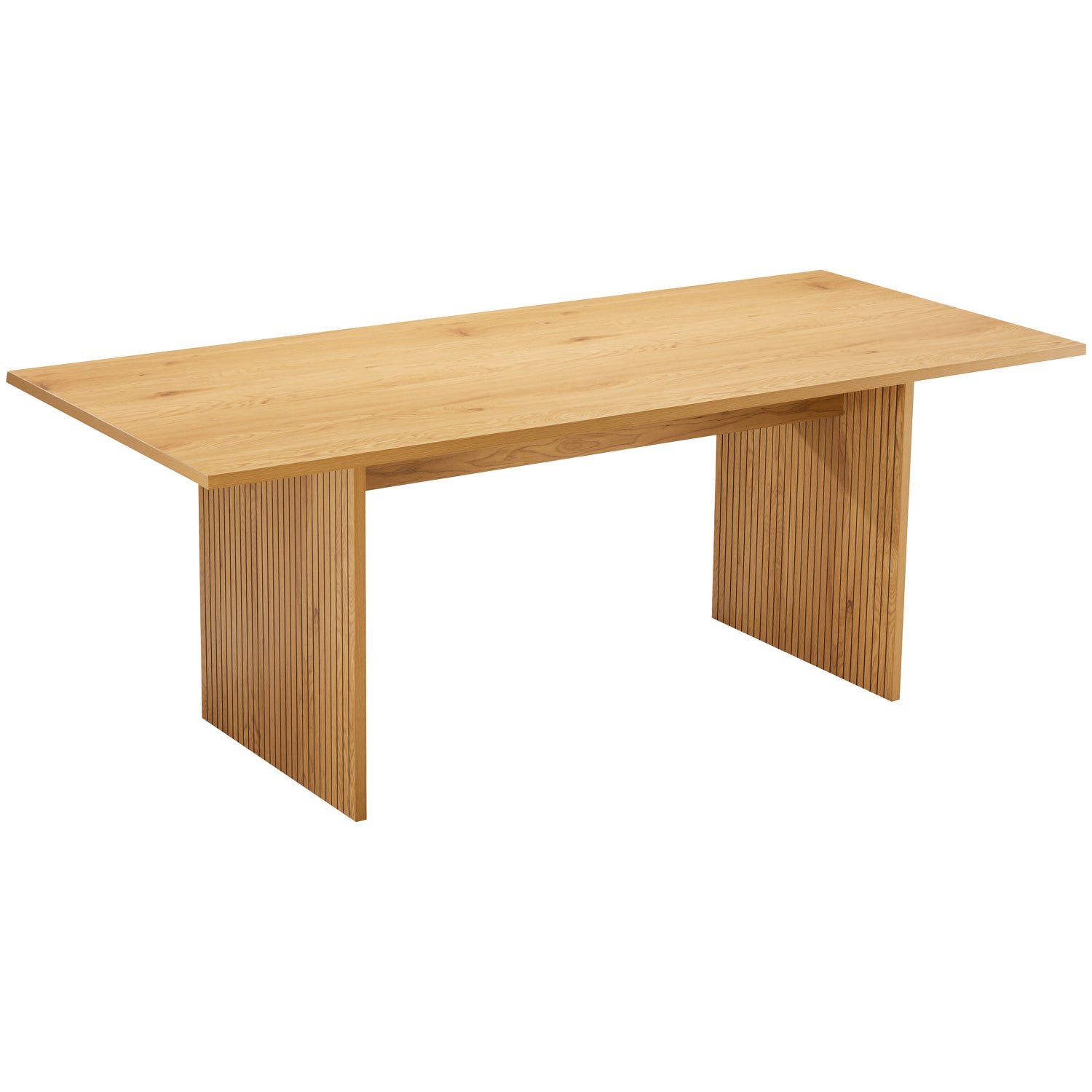 Ensemble table 180cm et 2 bancs style scandinave ALMA - 4