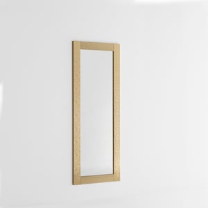 Artloge Specchio da Parete ingresso bagno: 60x80cm Specchio Decorativo Ovale da Parete Moderno Senza Cornice Argento Vetro con Bordo Smussato per Camera Letto Corridoio Entrata