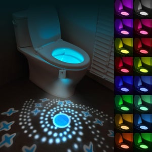 Luce a LED rotonda con sensore di movimento e luce a induzione per