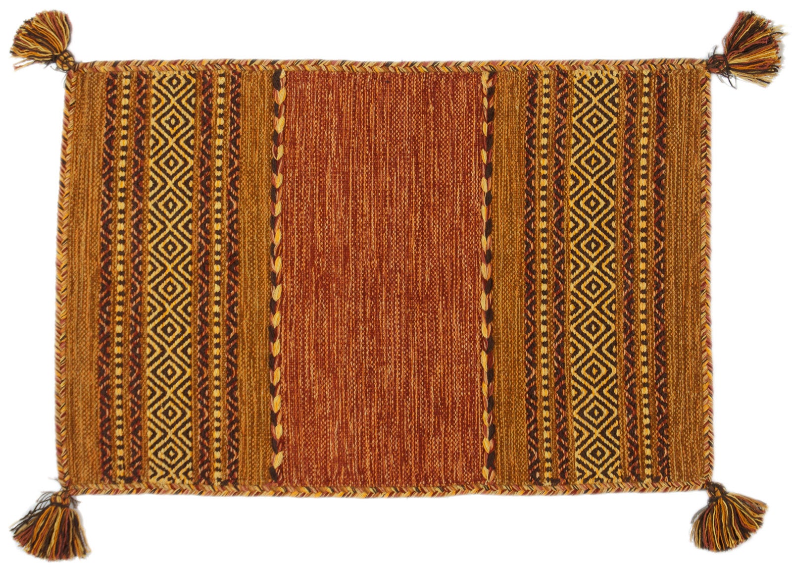 Kilim plemienny Lory 100% bawełna, indyjski, ręcznie robiony 150x90 cm Można prać w pralce