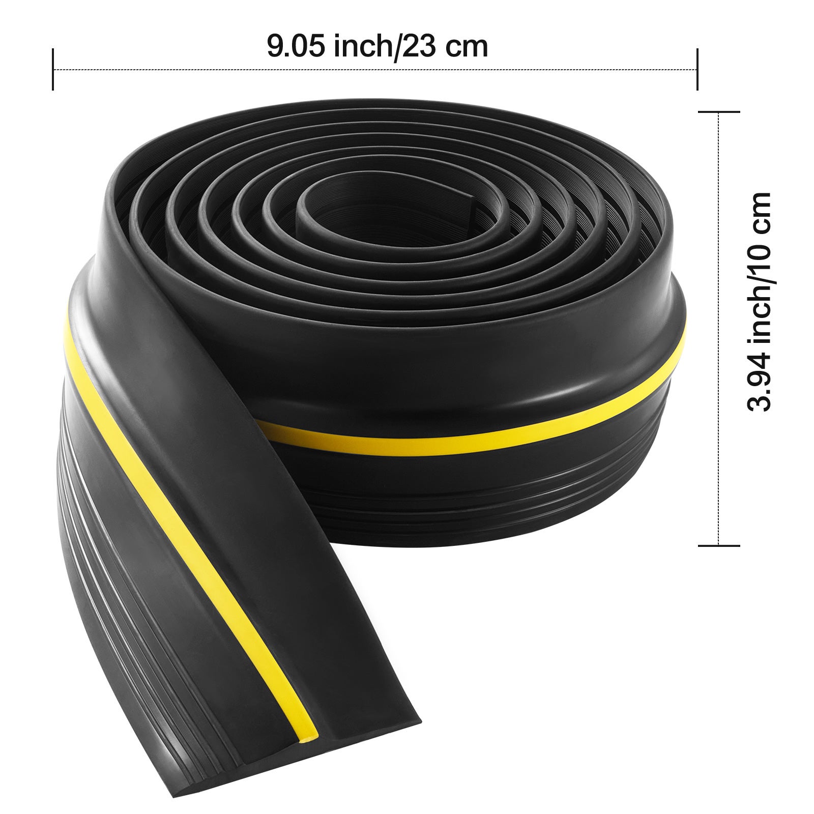 Bande d'Étanchéité SucceBuy de Seuil de Porte de Garage 3 M, Universelle, Résistante aux Intempéries, Noire - 2