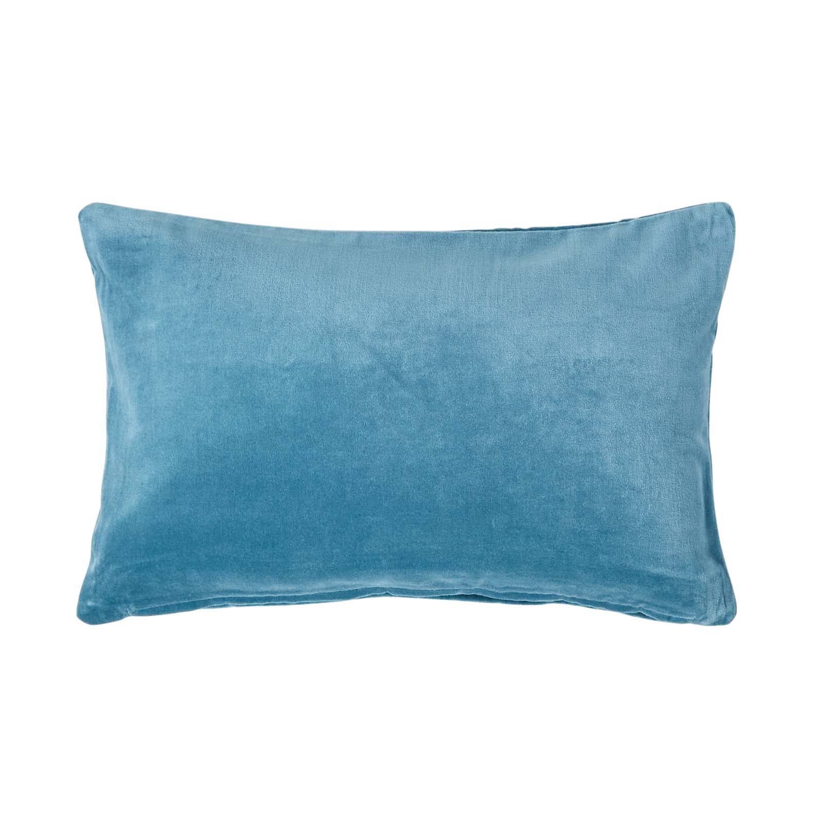 Housse de Coussin Rectangulaire 35 x 50cm - Velours Vison
