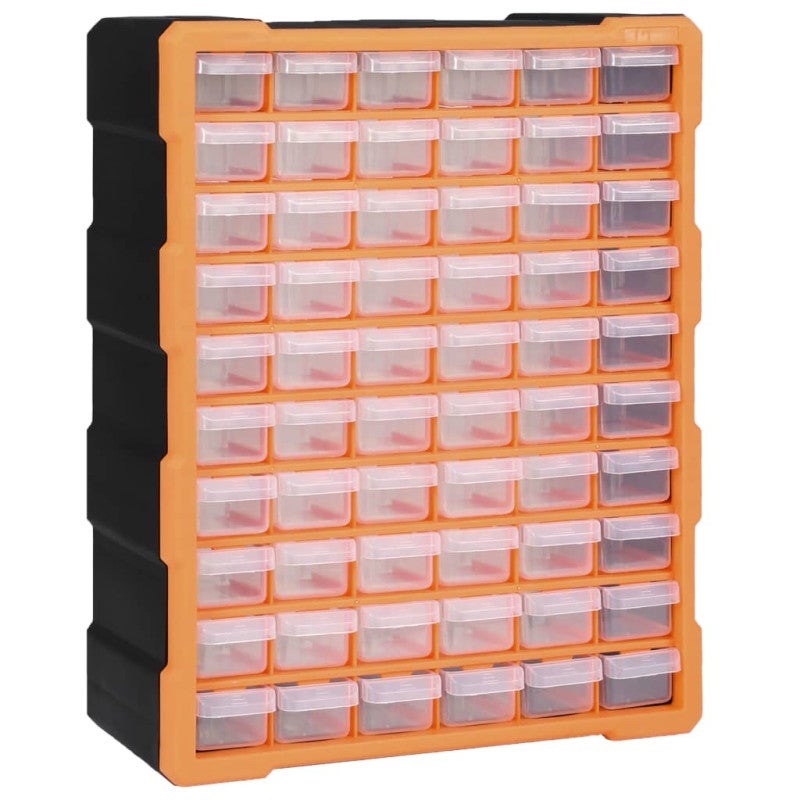 Organizer z 60 szufladkami, 38x16x47,5 cm vidaXL
