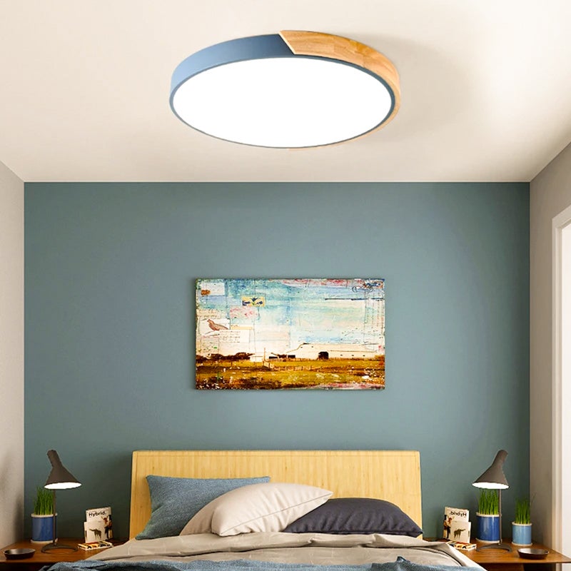 Luces De Techo Modernas Y Cuadradas, Lámpara De Techo LED De Acrílico De Aluminio Incrustada Cerca Del Techo, Para Sala De Estar, Dormitorio, Comedor, Cocina, Oficina (color Blanco, Si