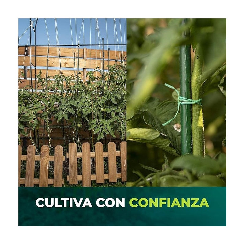Tutor de Acero Plastificado 120cm Ø11 mm | Varillas para Plantas y Arboles | Tutores para Tomates y Plantas trepadoras - 9
