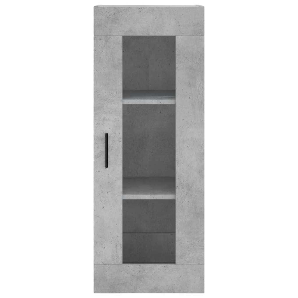 Credenza alta Grigio cemento 34,5x34x180 cm MDF - 6