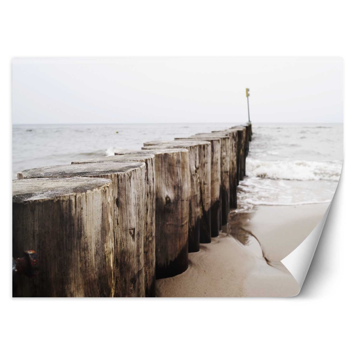 Fototapeta, Falochron nad morzem 250x175