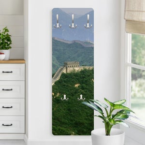 Porte-Manteau Mural Rabattable En Bois Avec 6 Crochets - Design Moderne Clé De Piano - Gain De Place Pour Couloir Ou Chambre