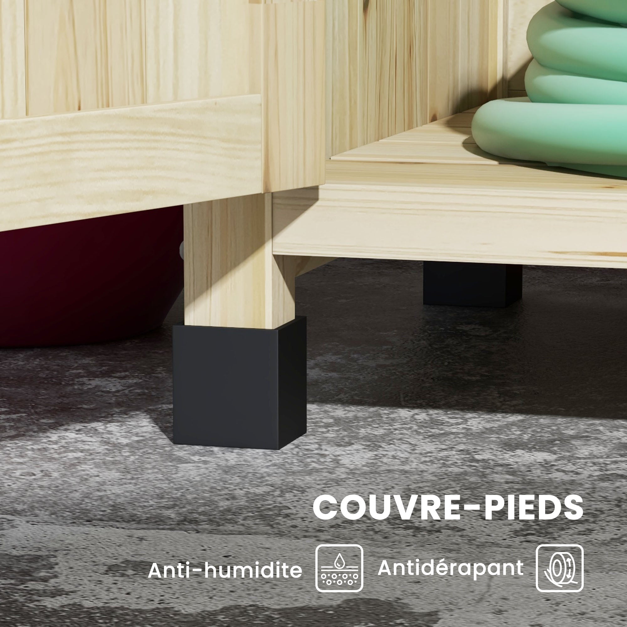 Table de rempotage bois de sapin Outsunny - 6