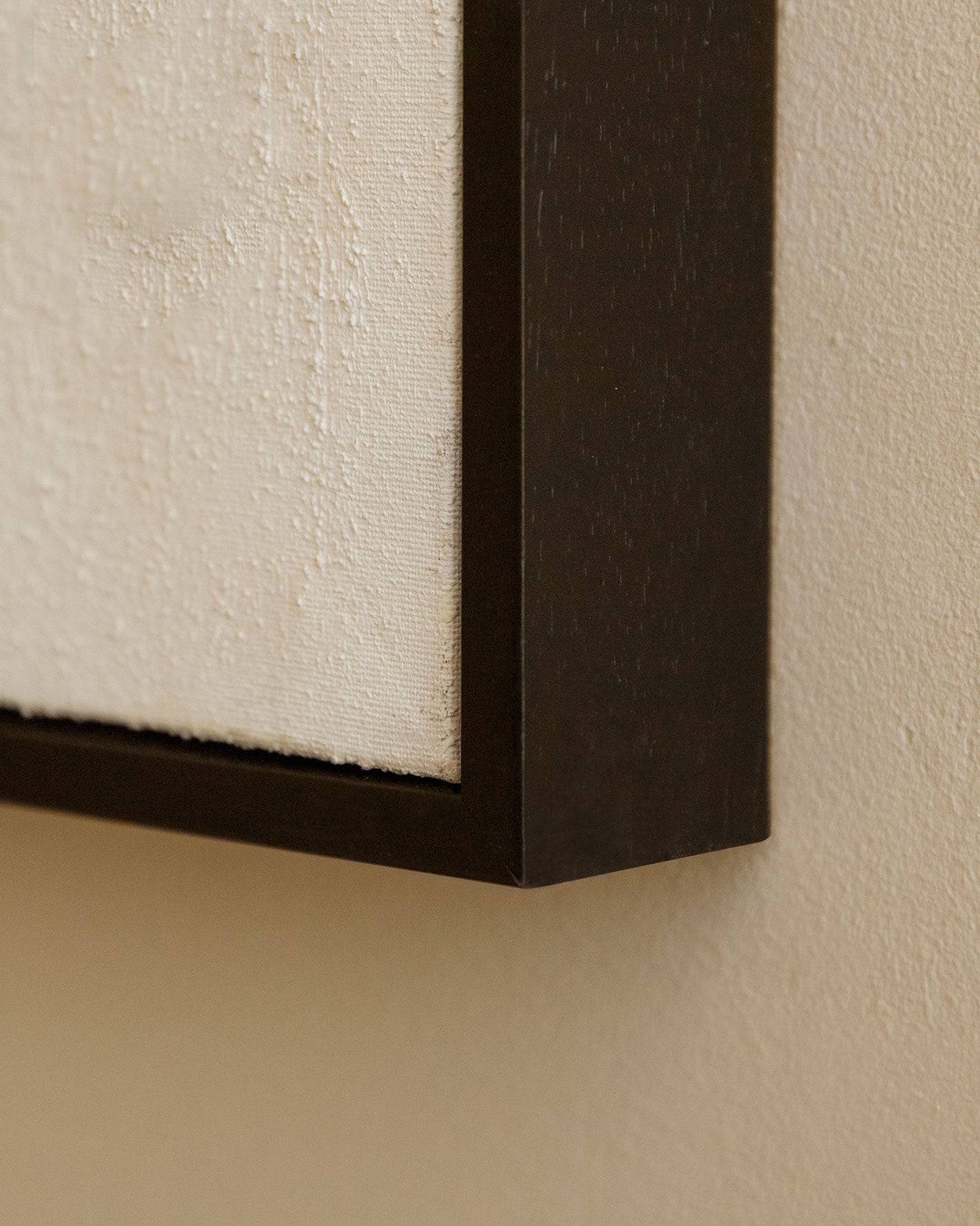 PRISMA - Tableau décoratif sur toile de coton avec cadre en bois marron clair peint à la main à la peinture à l'huile 80x60cm - DECOWOOD - 9