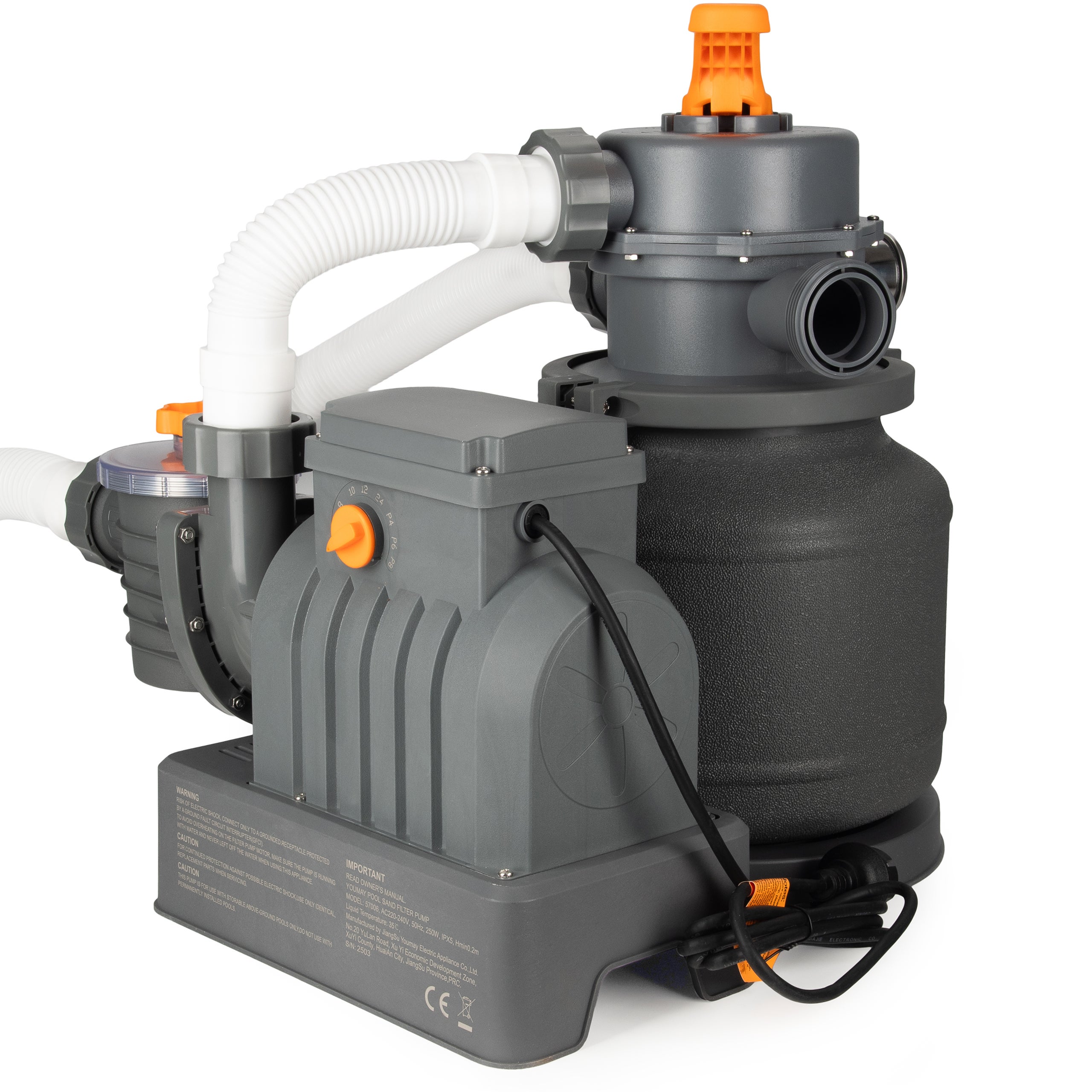 COIL Pompa piaskowa do basenu Bestway Intex. wydajność 8705l/h 250W + węże - 4