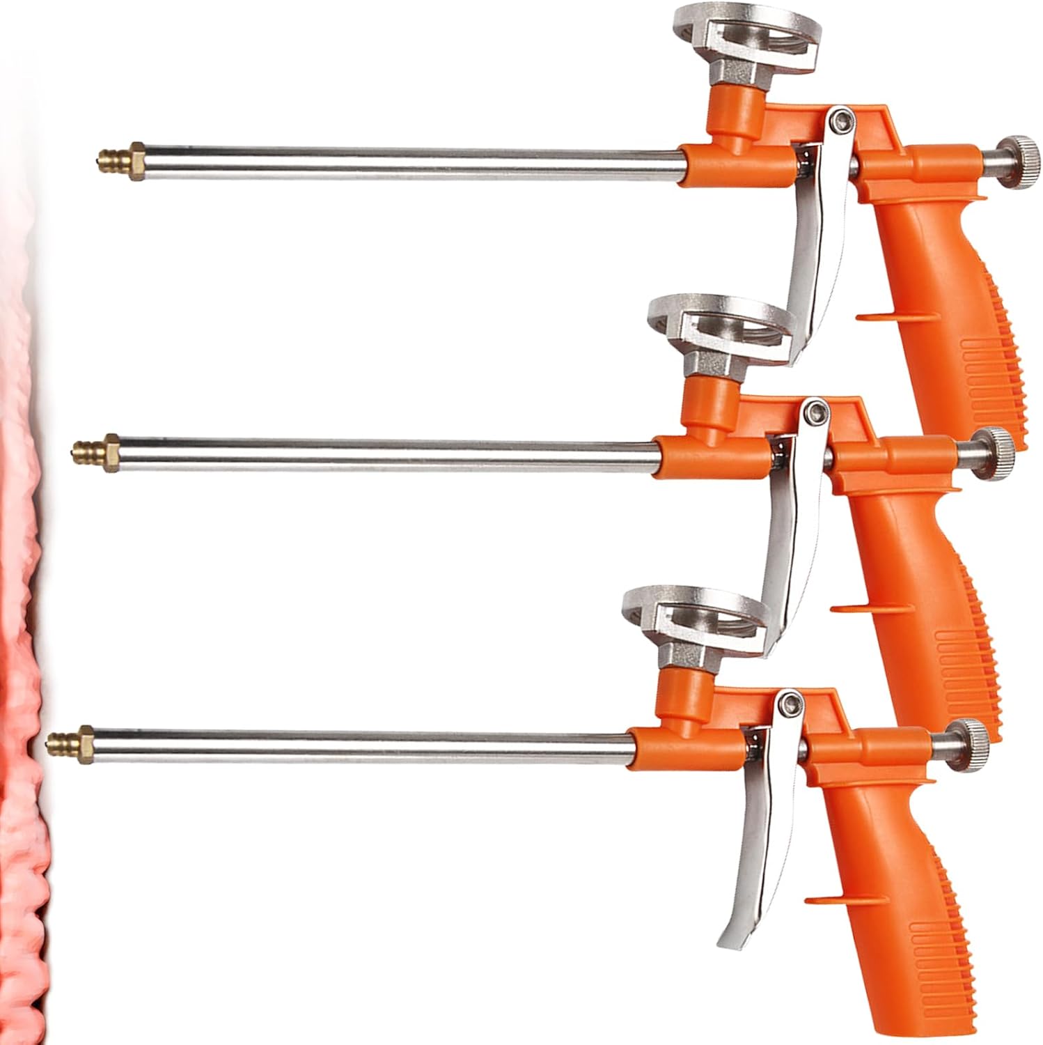 2 Pistolets à Mousse PU Professionnels - Pour Mousse De Construction Colle Pression 836511