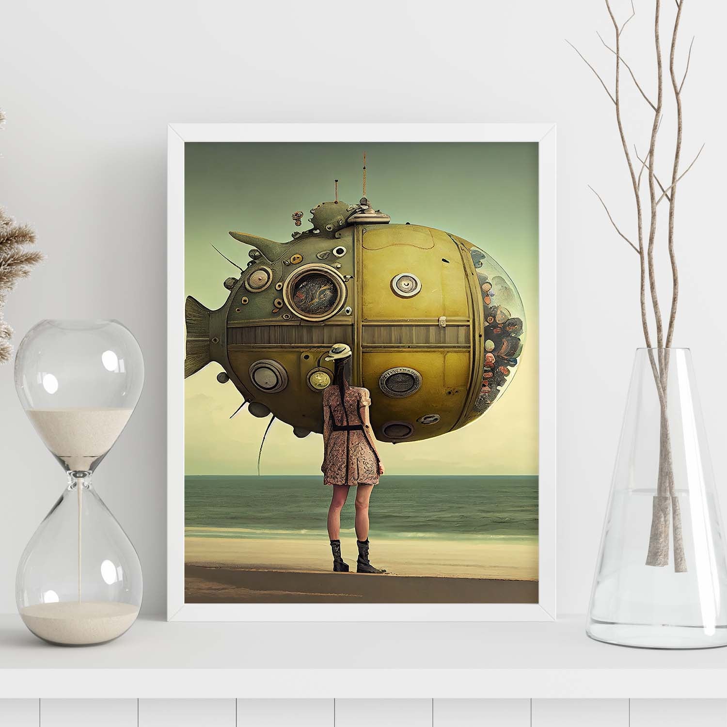 Nacnic Il Y A Des Possibilités Vintage Étranges Infinies 156 Impressions D'art Mural Esthétiques Pour La Conception De La Chambre Ou Cadre En Bois A3 - 2