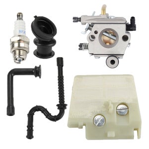 VERGASER ZÜNDKERZE DICHTUNG Set passt für Husqvarna 40 45 240R 245R 245RX 245 EUR 21,24