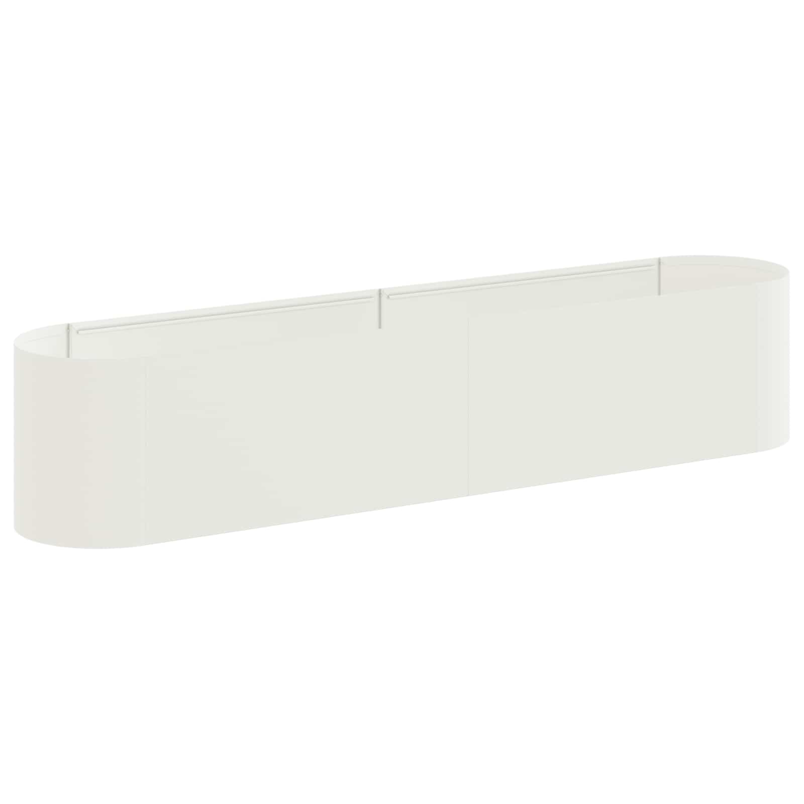 vidaXL Jardin surélevé Blanc 200 x 40 x 40 cm - 2