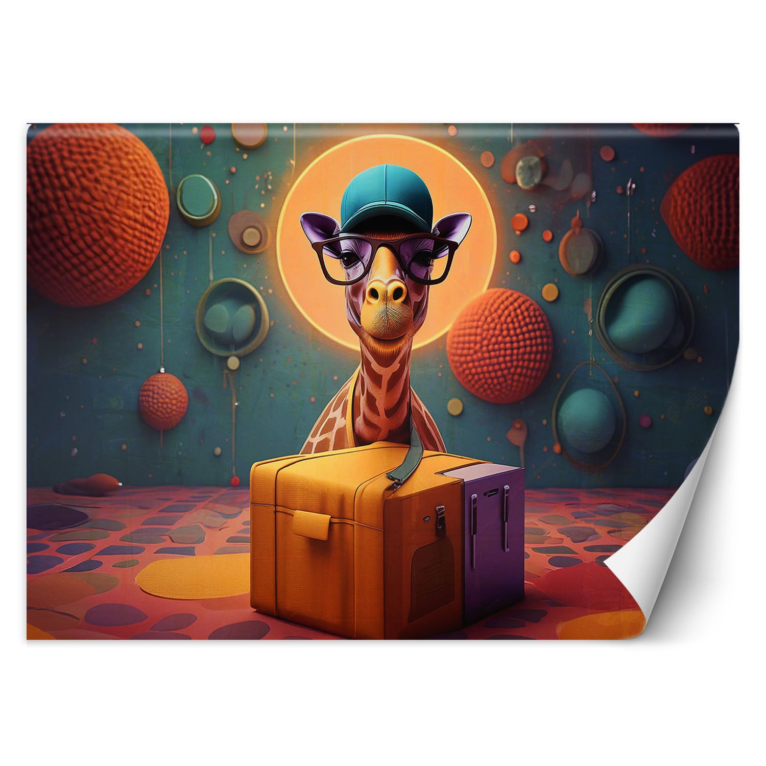 Fototapeta, Abstrakcyjna żyrafa 450x315