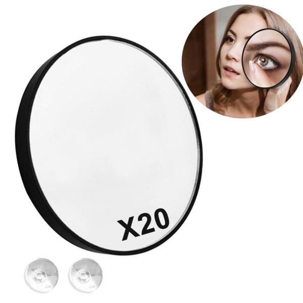 Miroir de maquillage Miroir grossissant 20X Rond A - 3