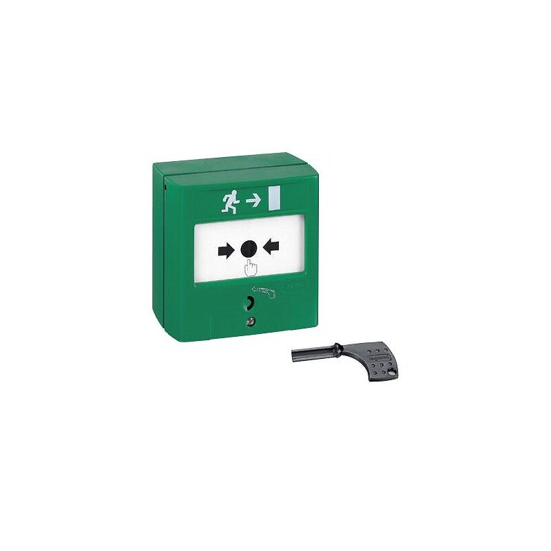 Déclencheur manuel standard pour issues de secours - Legrand - A membrane déformable - 3