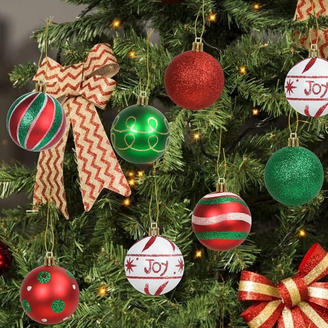 Set 20 Palline Per Albero Di Natale In Vetro Decorate Color Rosso Granata Opaco E Lucido Set 20 Palline Per Albero Di Natale In Vetro Decorate Color Rosso Granata Opaco E Lucido