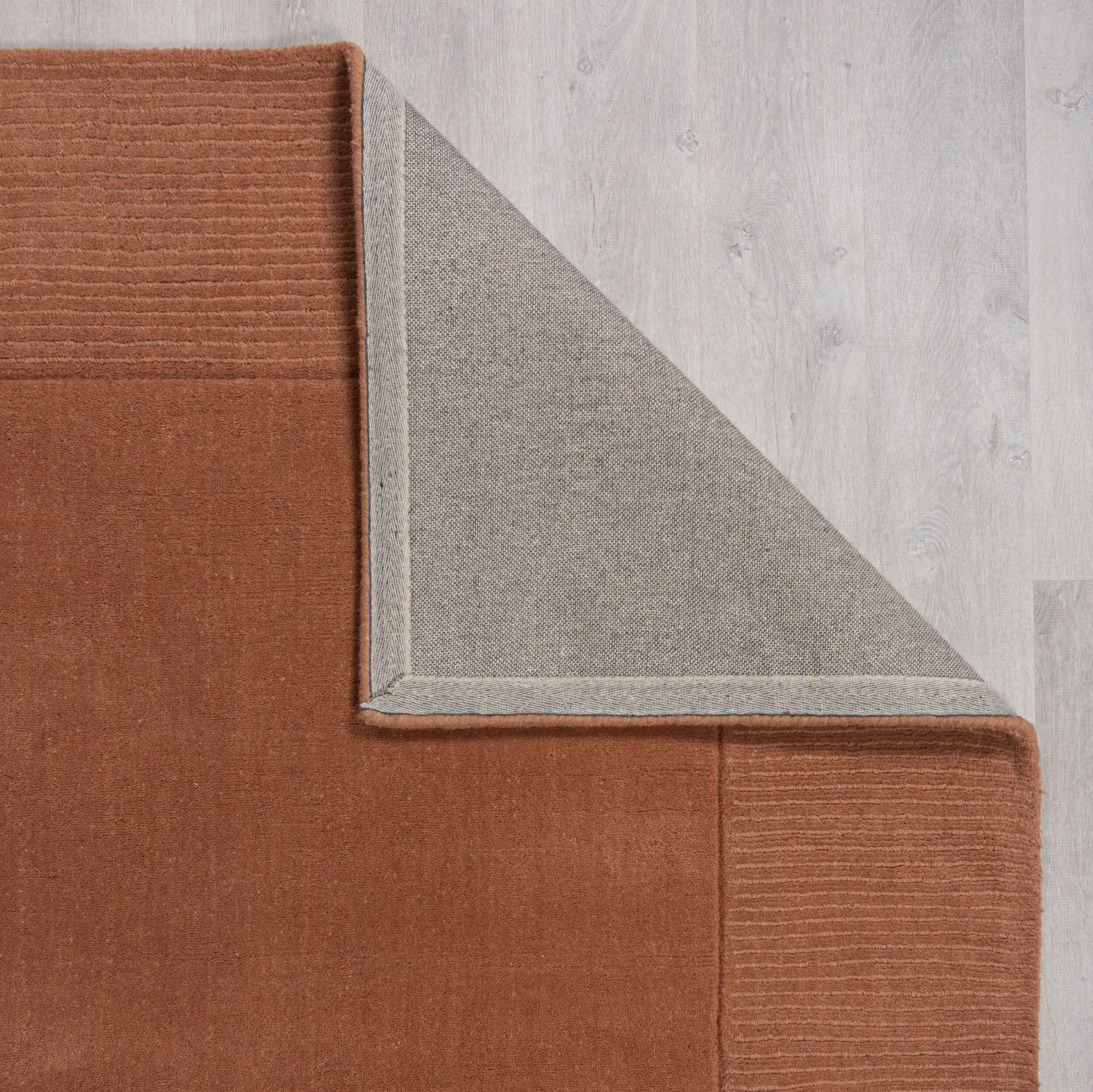 Tapis de salon uni en laine LEONE 160x230 cm - 4