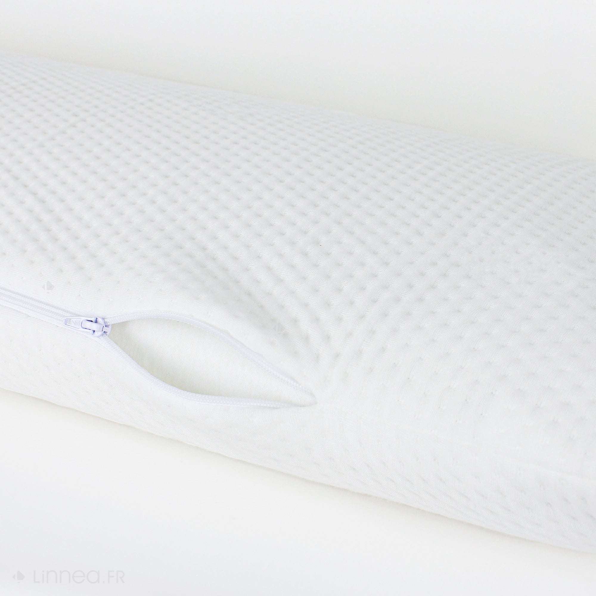 Traversin plat 135x35 cm ASCONA mousse à mémoire de forme visco - 3