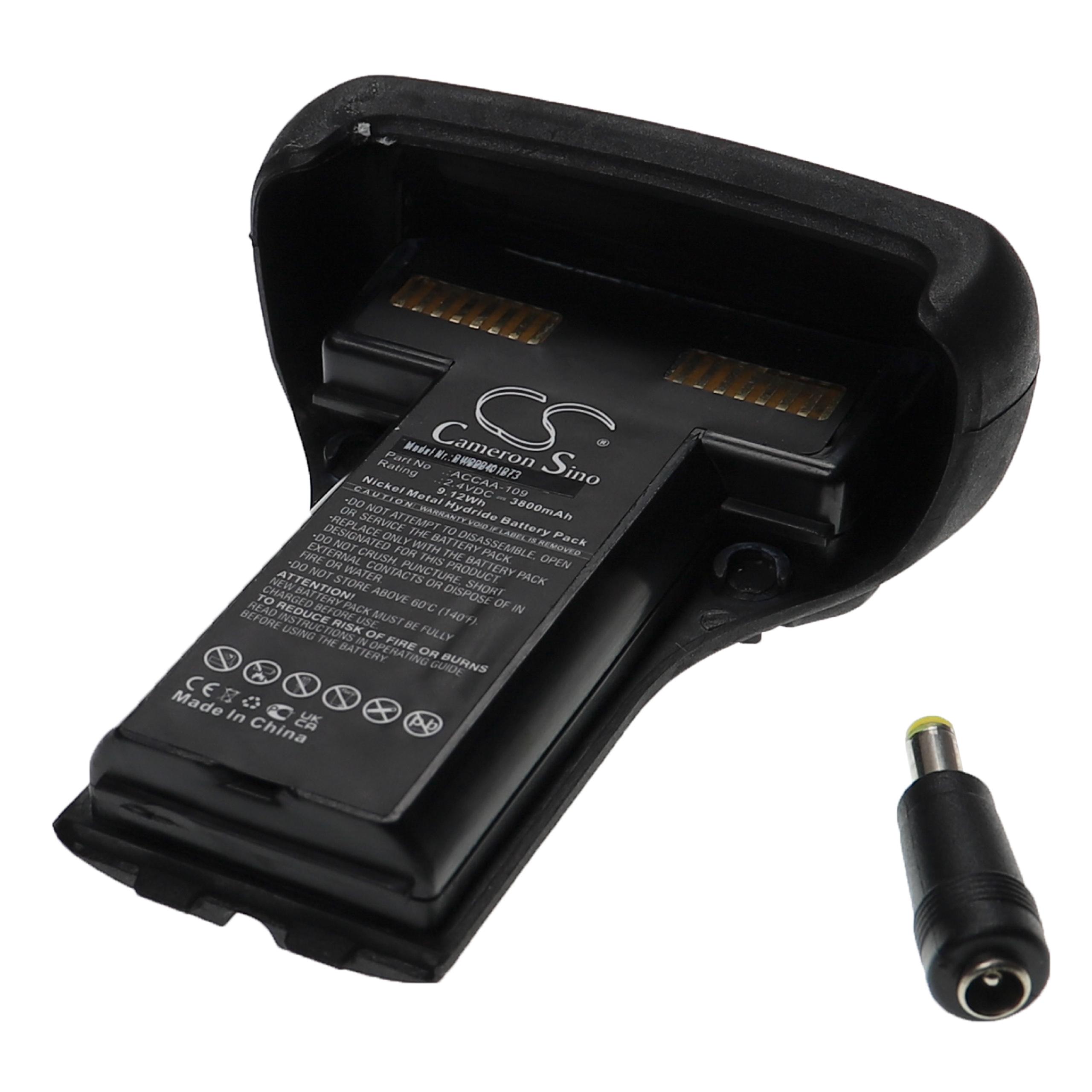 vhbw Batterie compatible avec TDS Recon 400, 200X, 200, 400X outil de mesure (3800mAh, 2,4V, NiMH) - 4