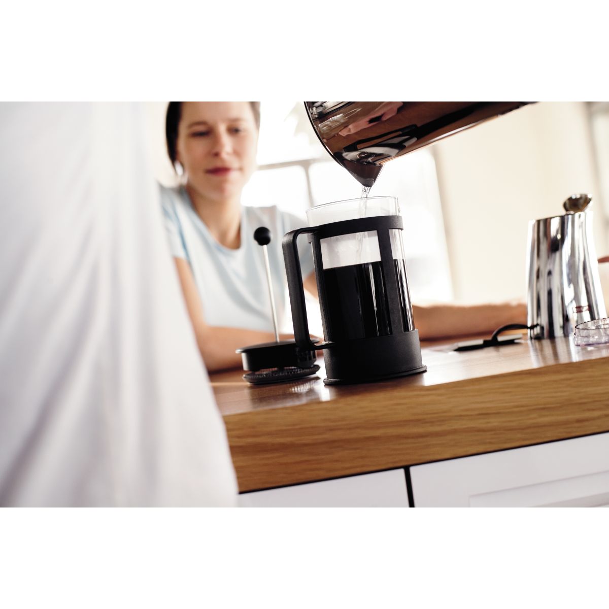 Cafetière à piston BODUM KENYA 8 tasses 1L - 5