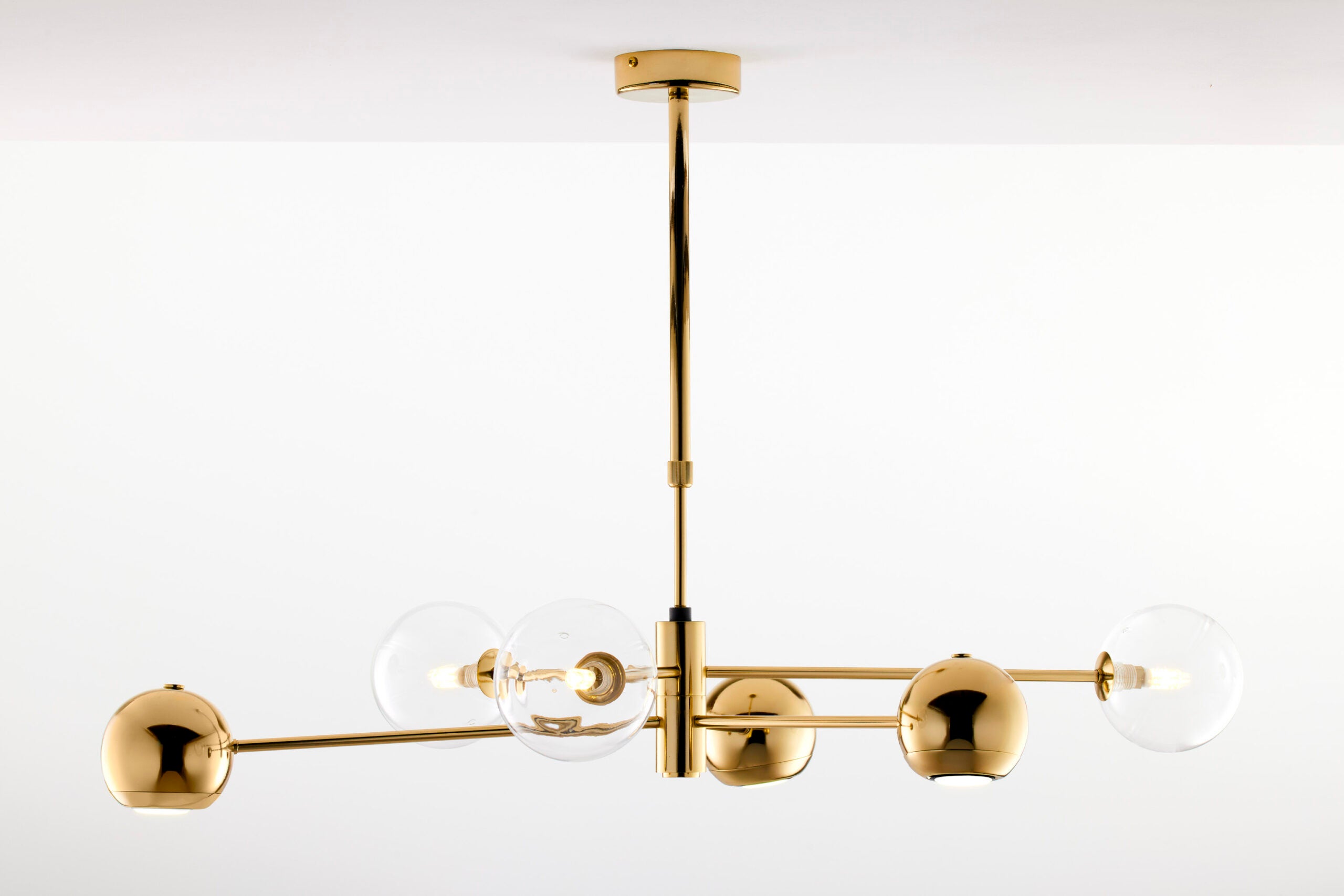 Lampa sufitowa MOKA złota 6xG9+GU10x10W metal wym:69x94x65cm IP20 Jupiter