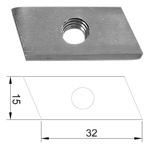 15 Clip Fissaggio Per Porta Scorrevole Con Guarnizione - Ricambio Originale Per VW Caddy, T5 - Codice 7H0843658A