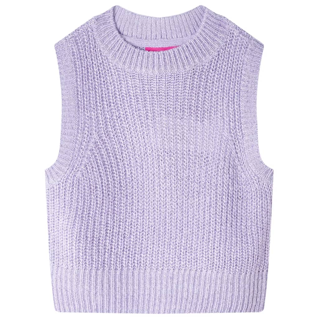 Chaleco infantil de punto color lila claro 104 | Leroy Merlin