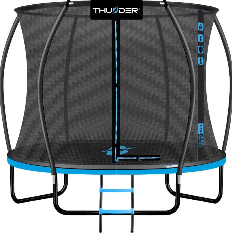 Trampolina Ogrodowa 10ft 305CM do skakania bezpieczna dla dzieci Thunder