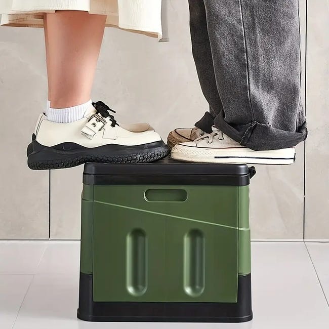 WC Pieghevole Da Viaggio All'aperto, Sedile Mobile Portatile, Campeggio