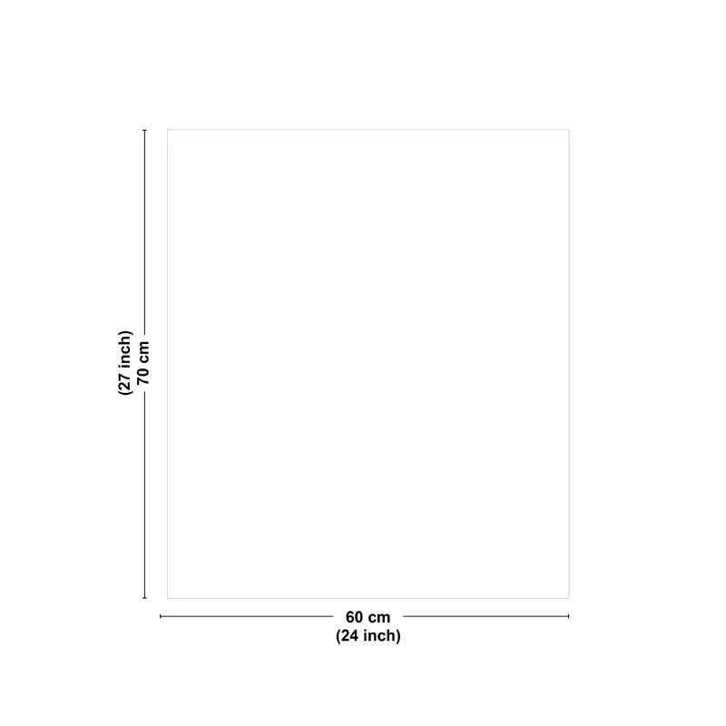 Fond de hotte en aluminium - essentiel blanc - 70x60 cm - 3