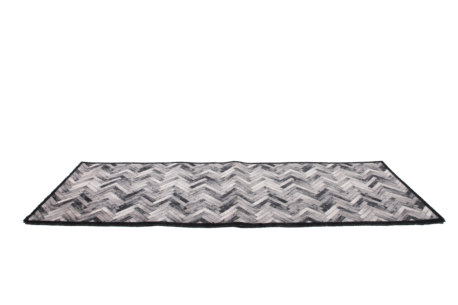 Alfombra de entrada personalizado - modelo everest - gris - 50cm x 150cm